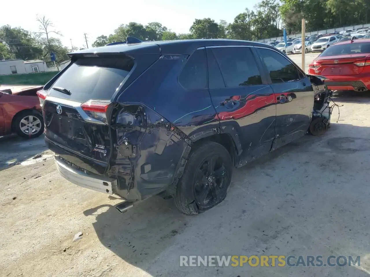 3 Photograph of a damaged car 2T3E6RFV9MW005484 TOYOTA RAV4 2021