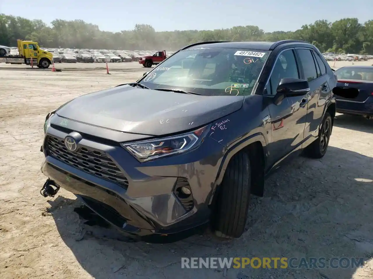 2 Photograph of a damaged car 2T3E6RFV9MW007154 TOYOTA RAV4 2021