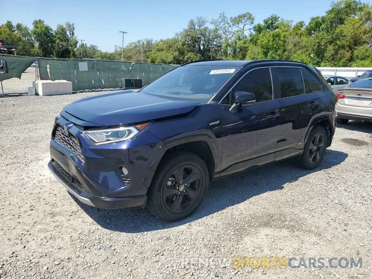 1 Photograph of a damaged car 2T3E6RFV9MW016128 TOYOTA RAV4 2021