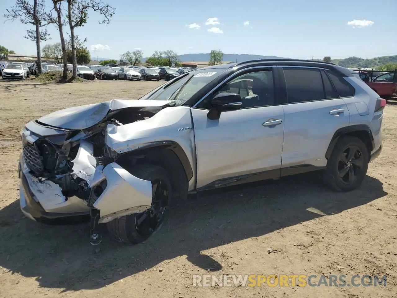 1 Photograph of a damaged car 2T3E6RFVXMW025145 TOYOTA RAV4 2021