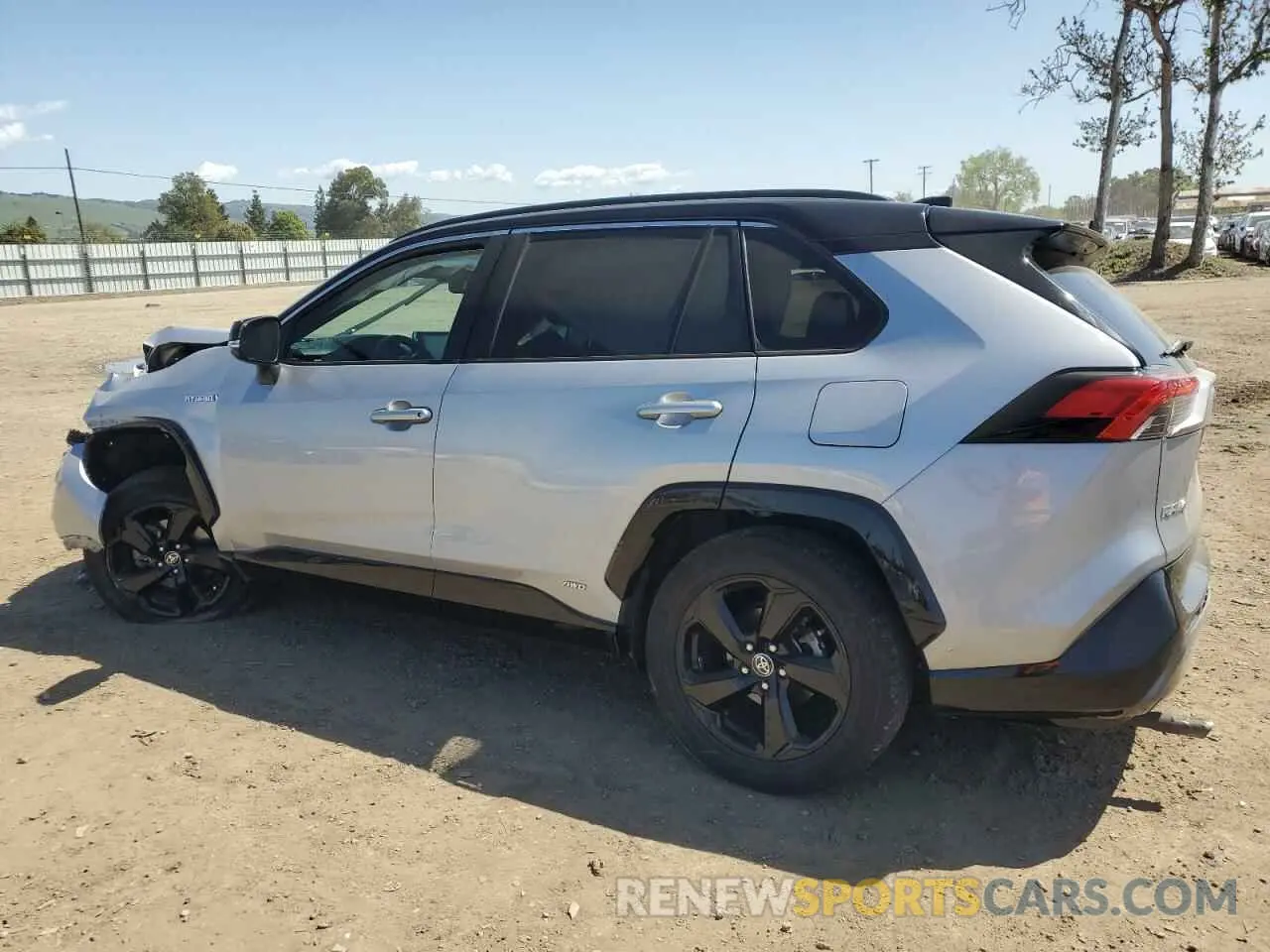 2 Photograph of a damaged car 2T3E6RFVXMW025145 TOYOTA RAV4 2021