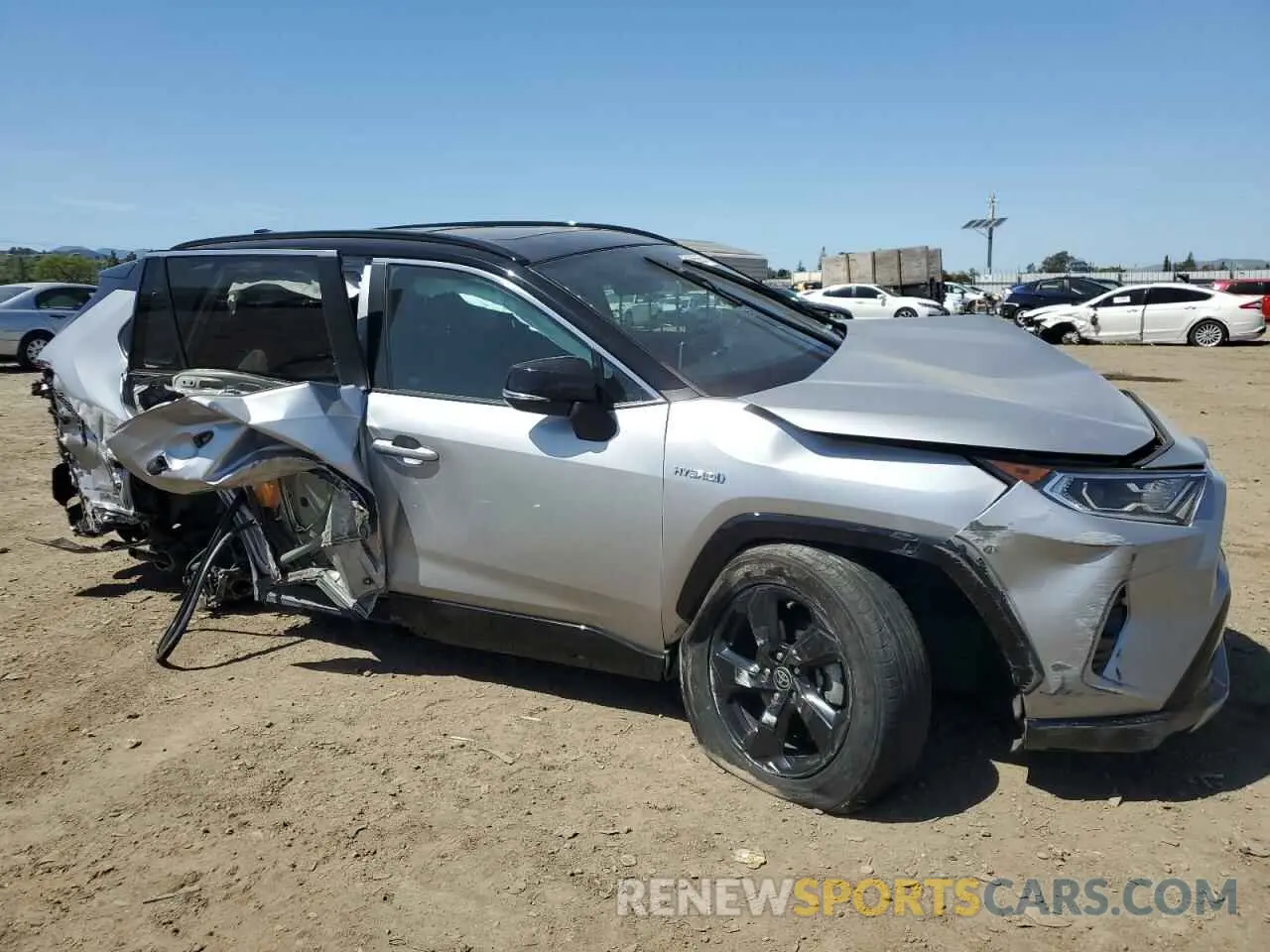4 Photograph of a damaged car 2T3E6RFVXMW025145 TOYOTA RAV4 2021