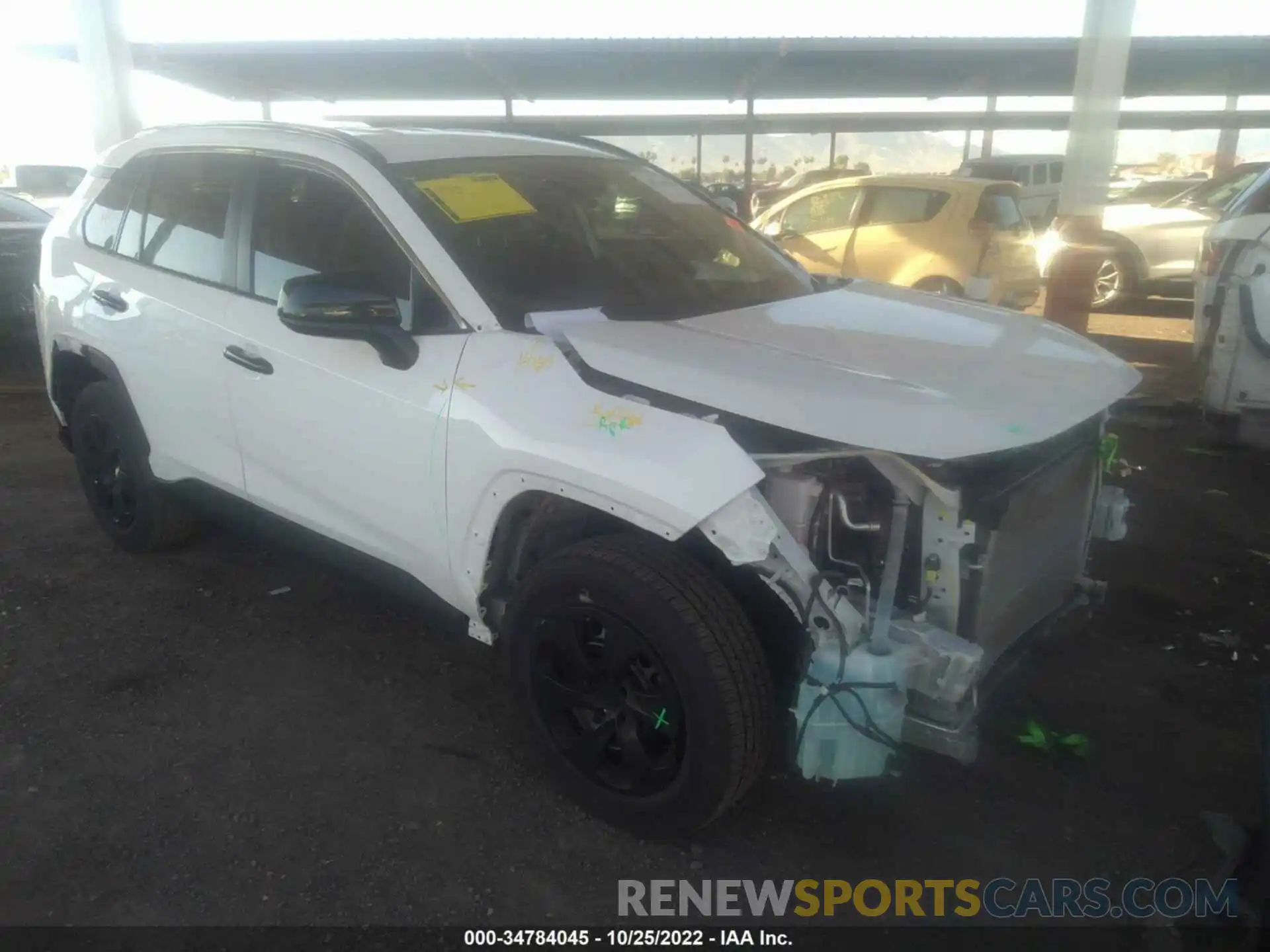 1 Photograph of a damaged car 2T3F1RFV0MC169243 TOYOTA RAV4 2021