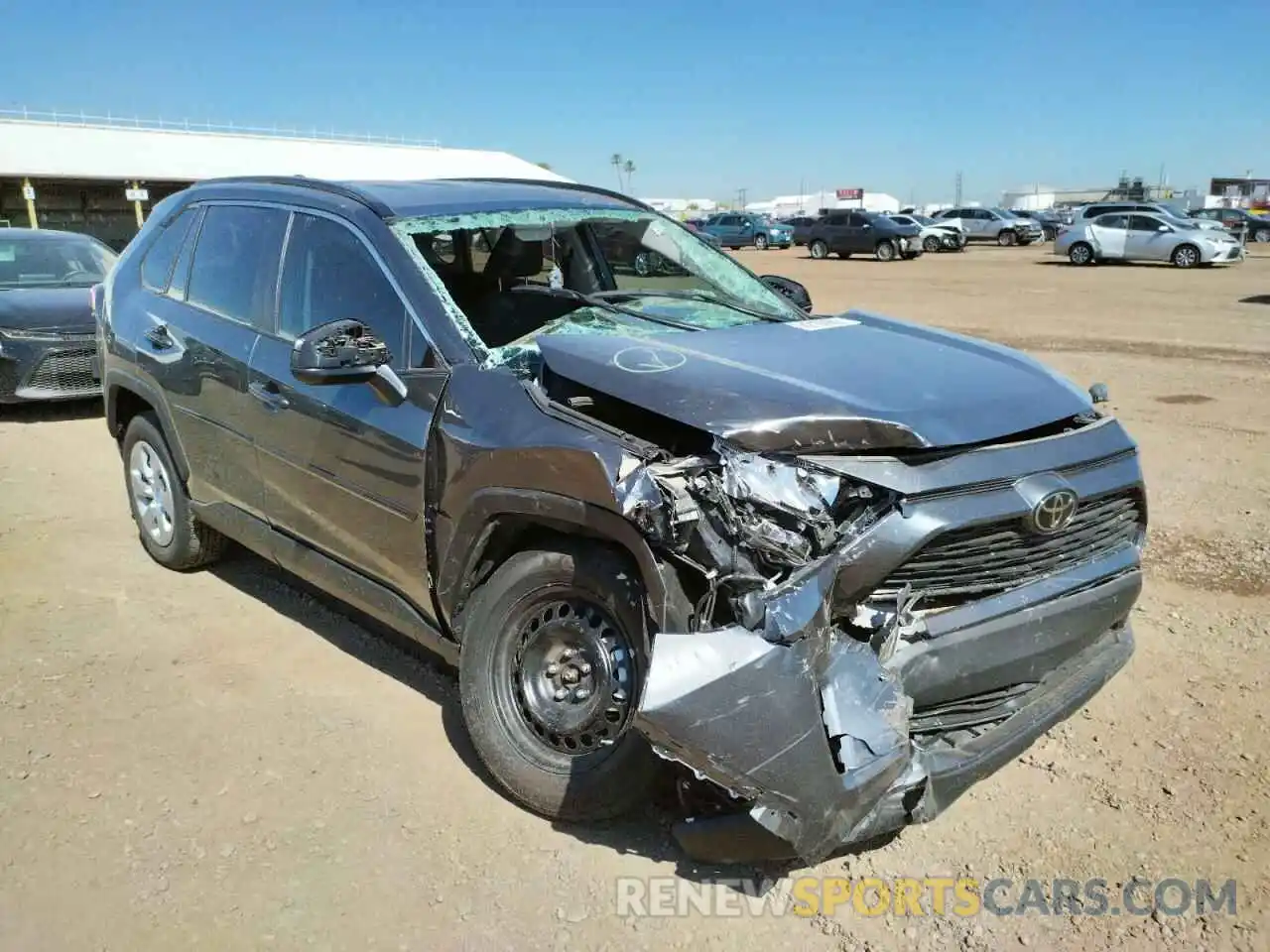 1 Photograph of a damaged car 2T3F1RFV0MC175009 TOYOTA RAV4 2021