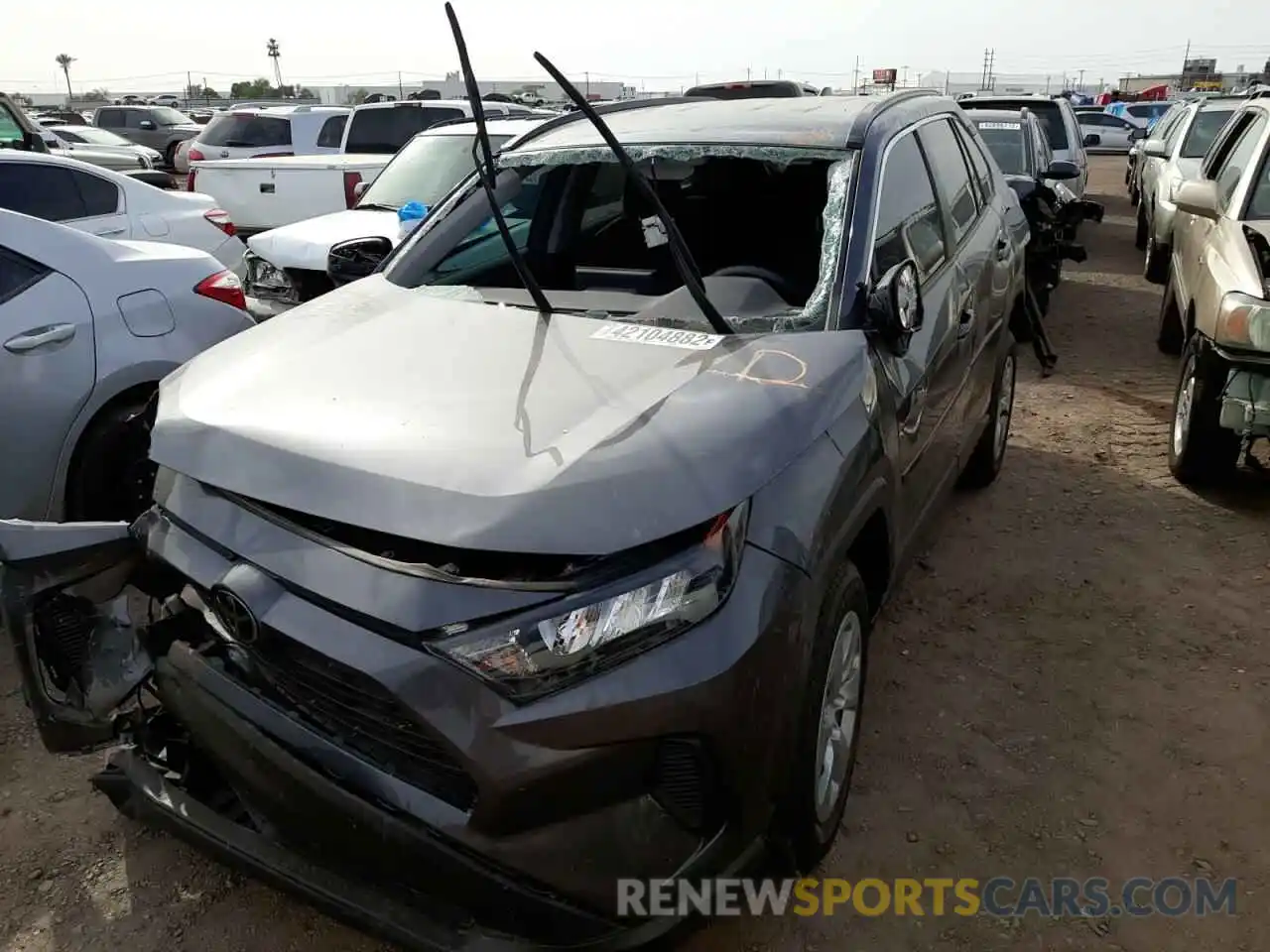 2 Photograph of a damaged car 2T3F1RFV0MC175009 TOYOTA RAV4 2021