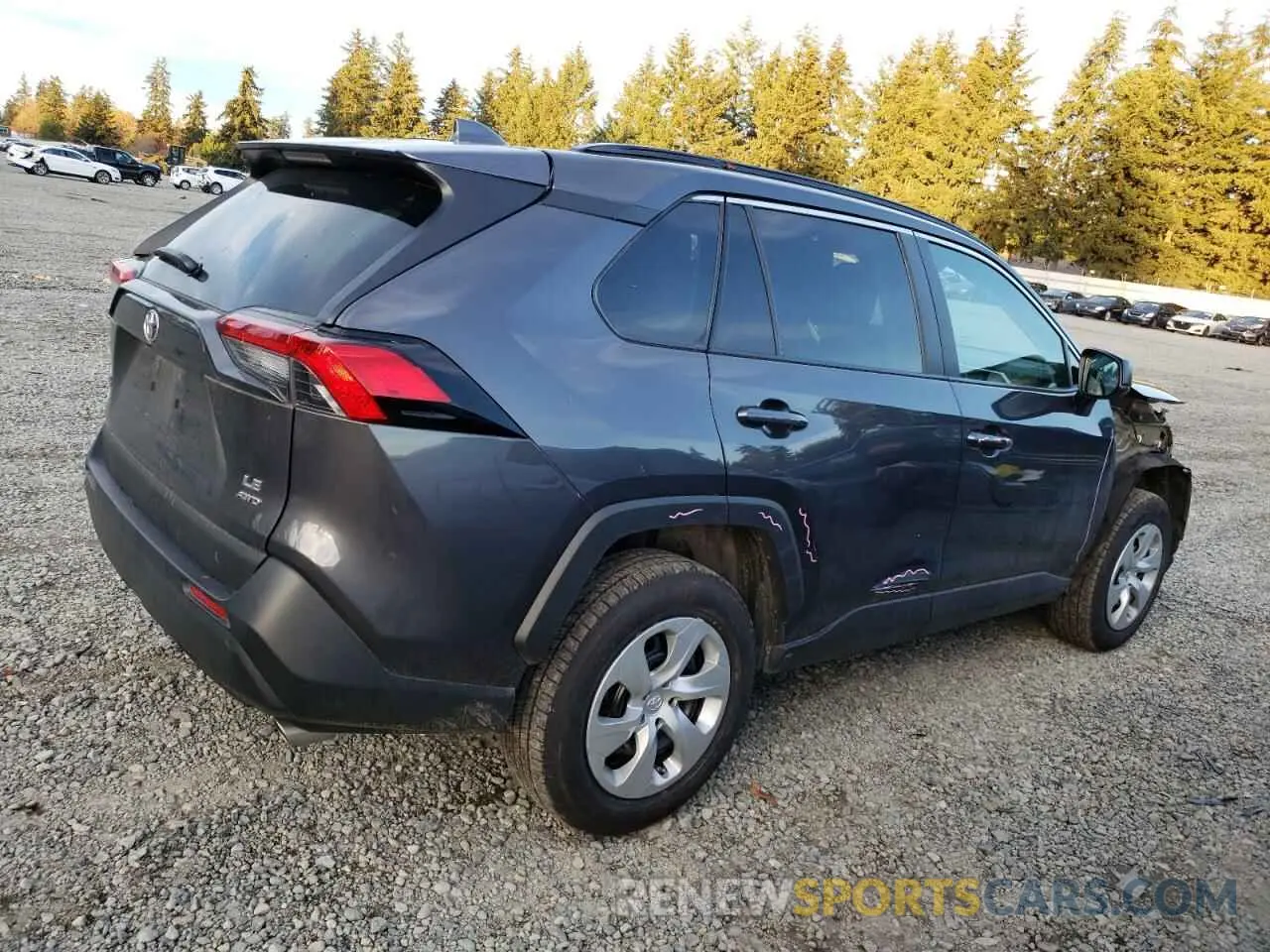 3 Photograph of a damaged car 2T3F1RFV0MW142056 TOYOTA RAV4 2021