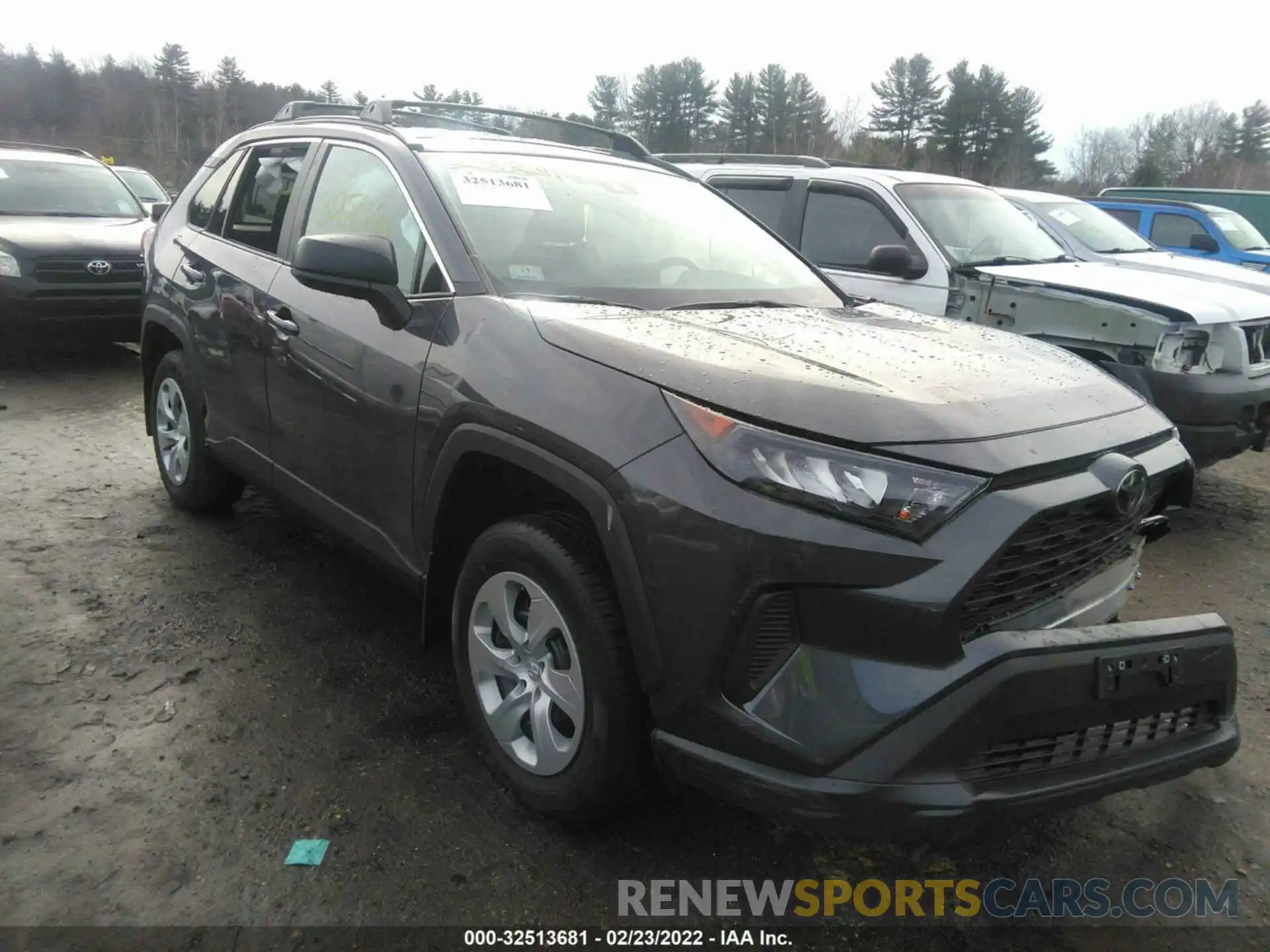 1 Photograph of a damaged car 2T3F1RFV0MW142509 TOYOTA RAV4 2021