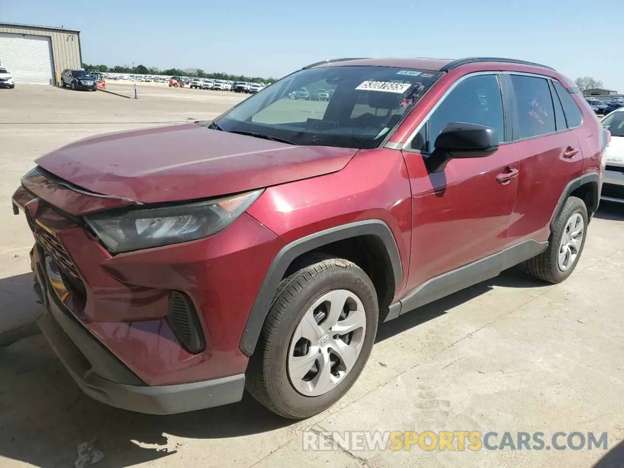 1 Photograph of a damaged car 2T3F1RFV0MW185232 TOYOTA RAV4 2021