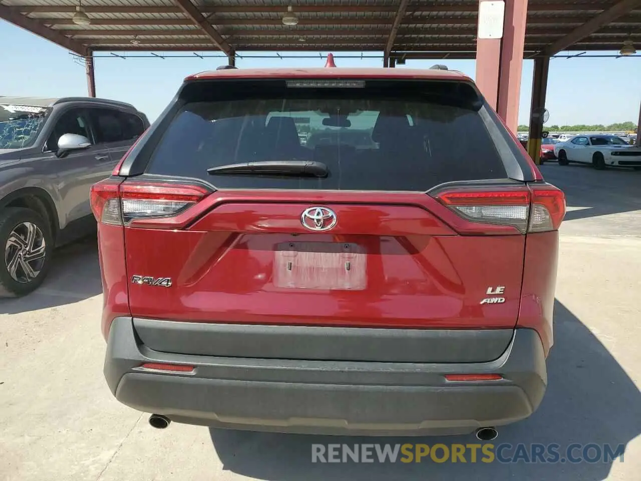 6 Photograph of a damaged car 2T3F1RFV0MW185232 TOYOTA RAV4 2021