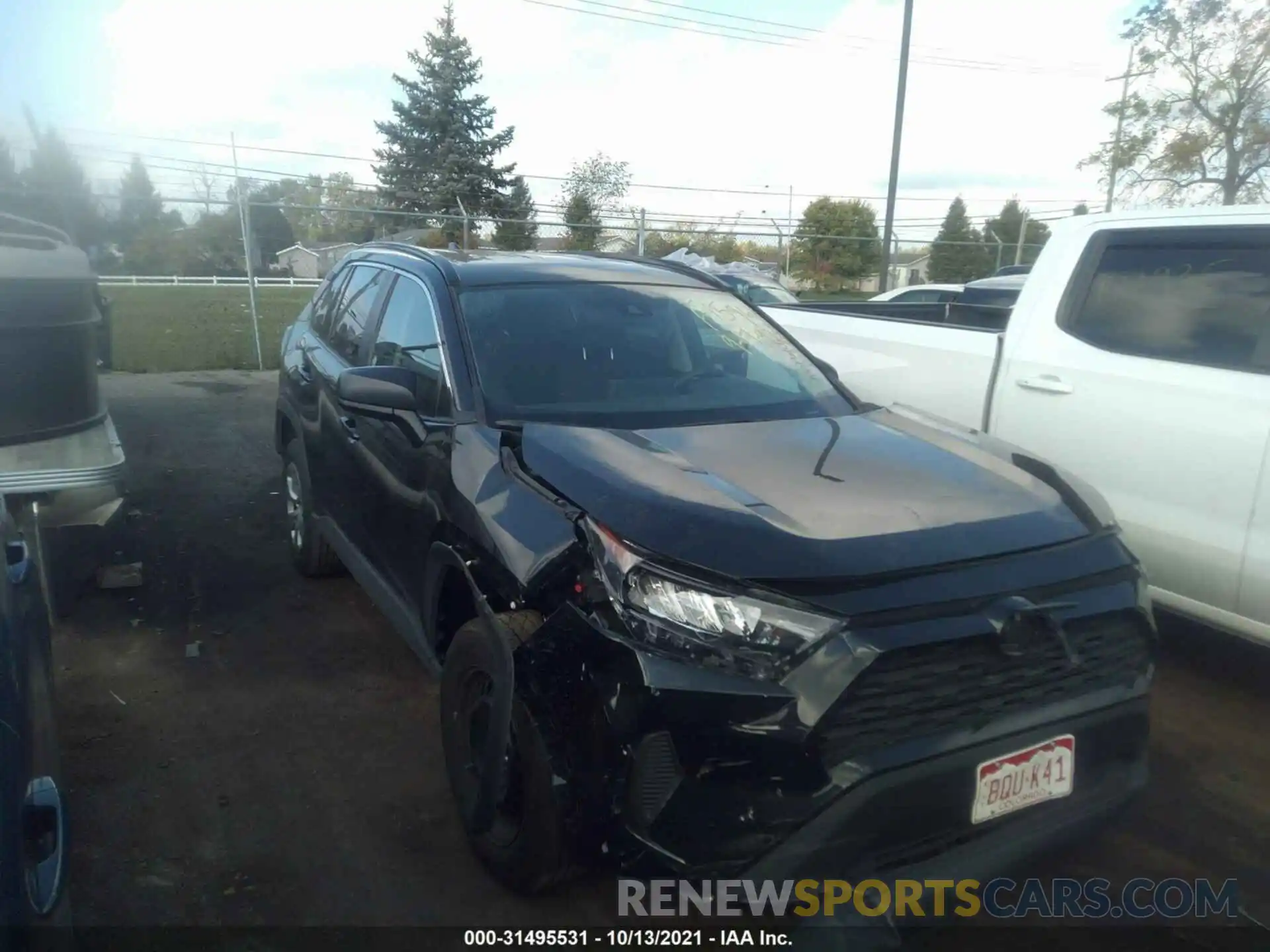 1 Photograph of a damaged car 2T3F1RFV0MW193752 TOYOTA RAV4 2021