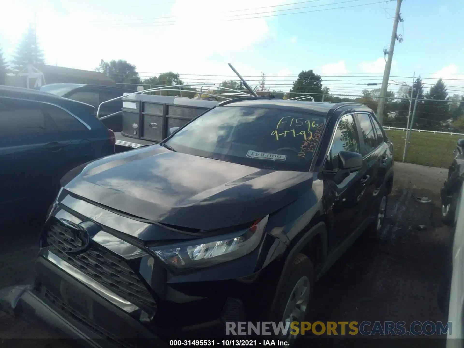 2 Photograph of a damaged car 2T3F1RFV0MW193752 TOYOTA RAV4 2021