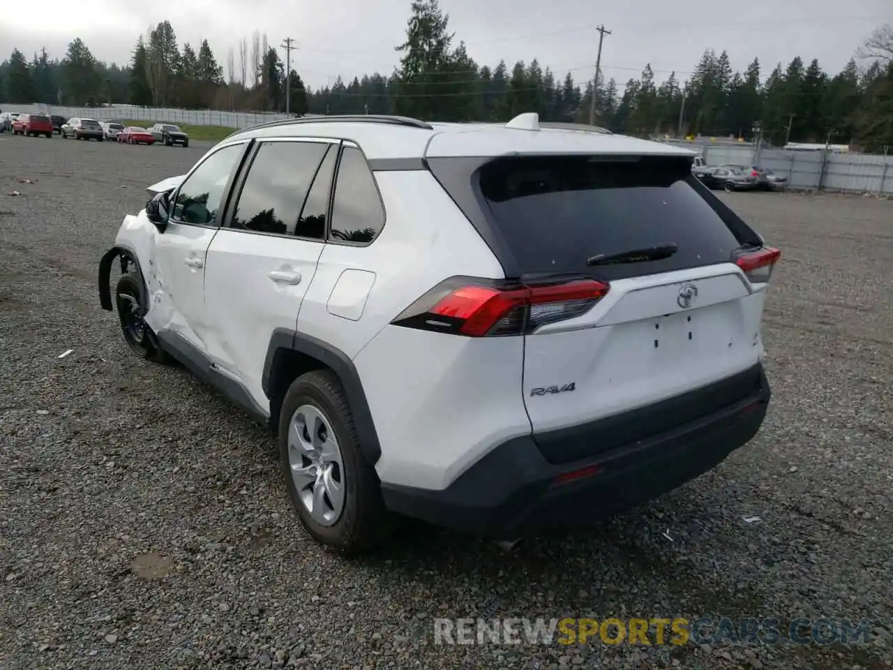 3 Photograph of a damaged car 2T3F1RFV0MW194190 TOYOTA RAV4 2021