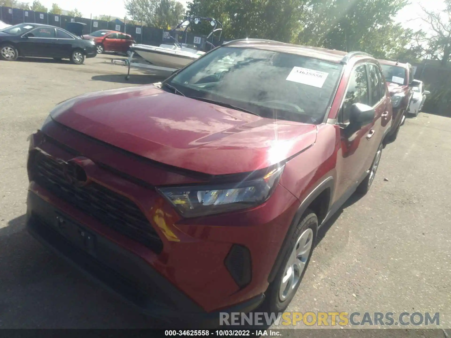 2 Photograph of a damaged car 2T3F1RFV0MW201056 TOYOTA RAV4 2021