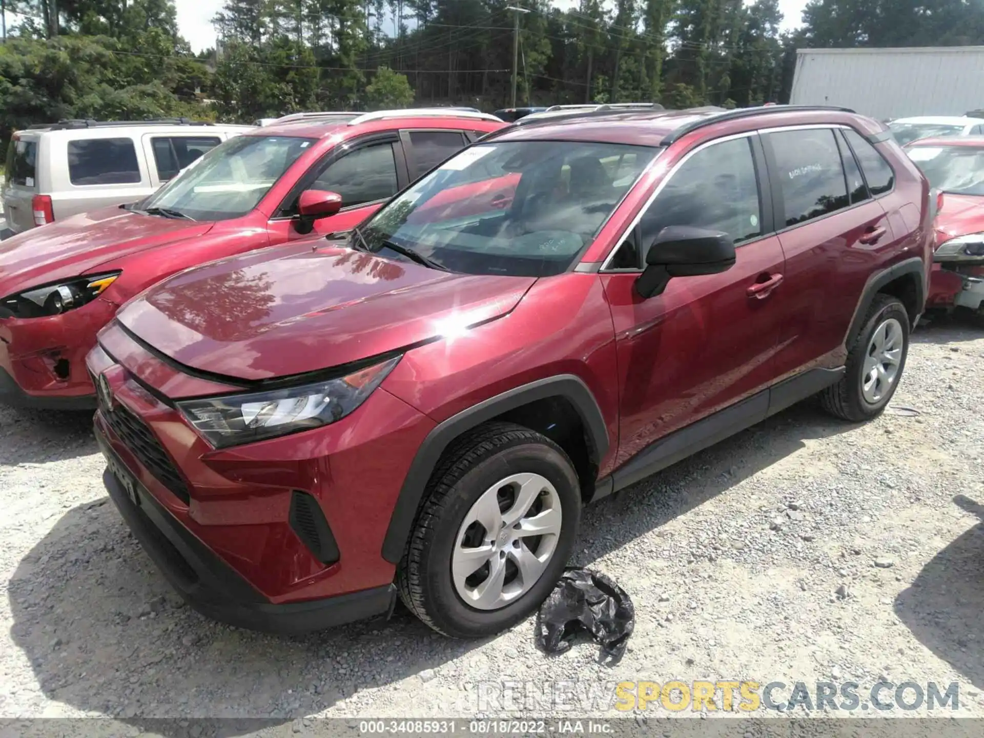 2 Photograph of a damaged car 2T3F1RFV0MW201736 TOYOTA RAV4 2021