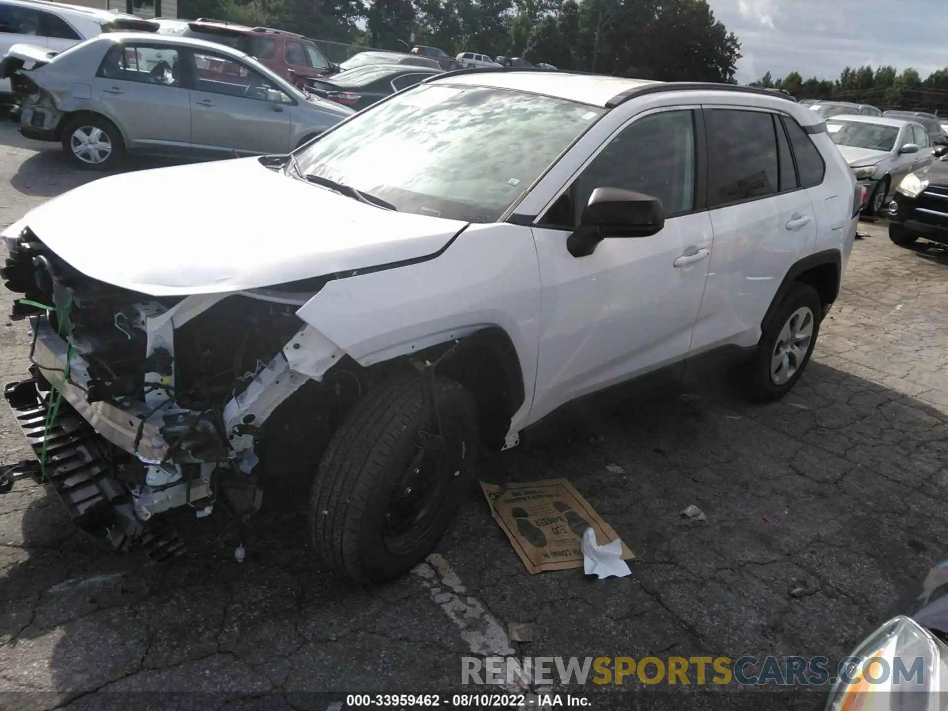 2 Photograph of a damaged car 2T3F1RFV0MW208539 TOYOTA RAV4 2021