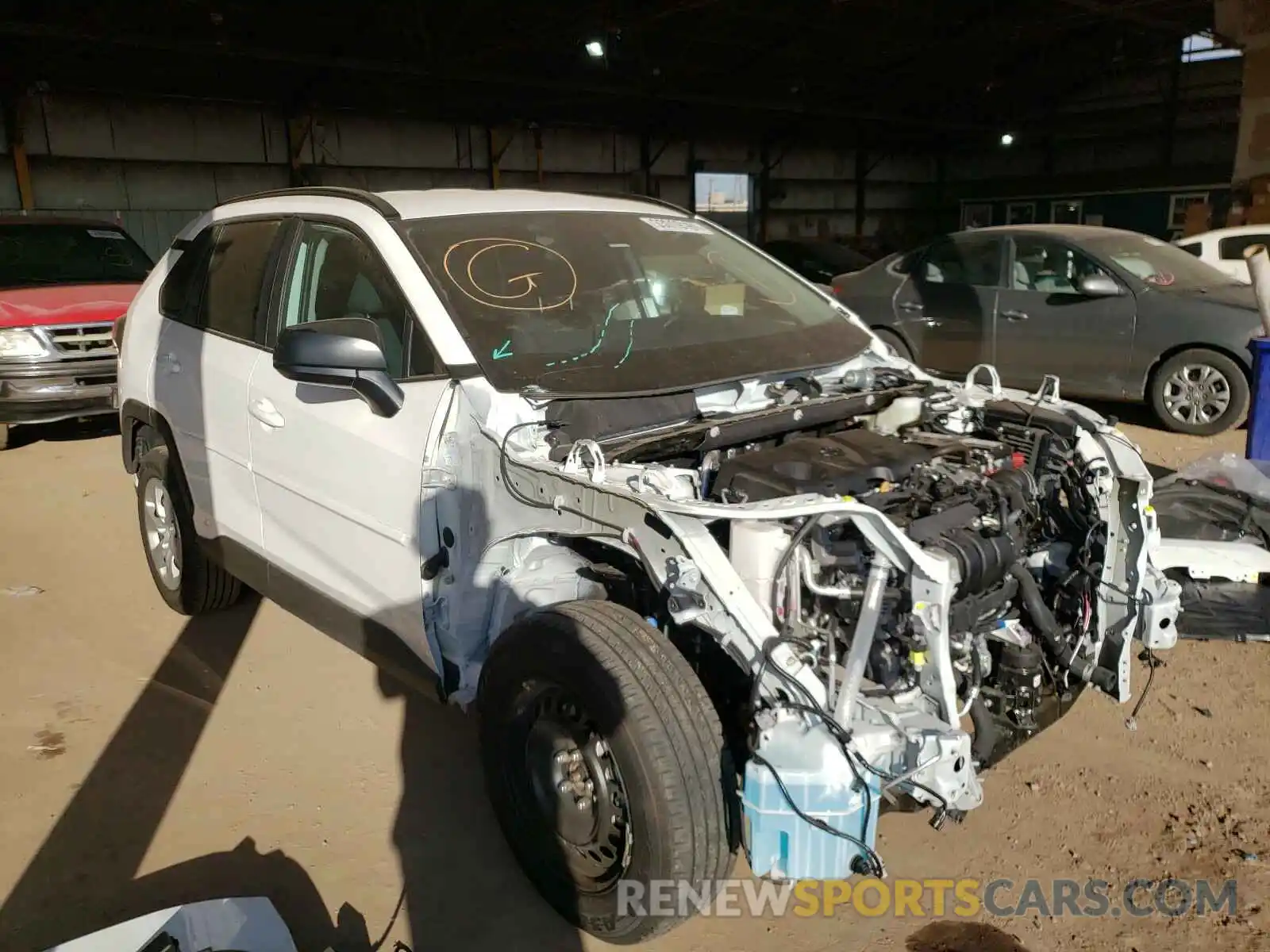 1 Photograph of a damaged car 2T3F1RFV1MC141404 TOYOTA RAV4 2021