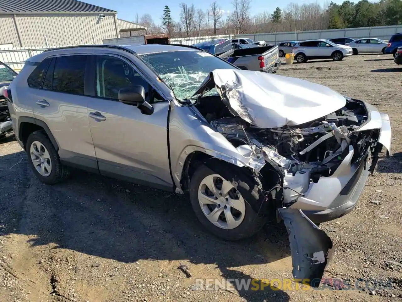 4 Photograph of a damaged car 2T3F1RFV1MC151334 TOYOTA RAV4 2021