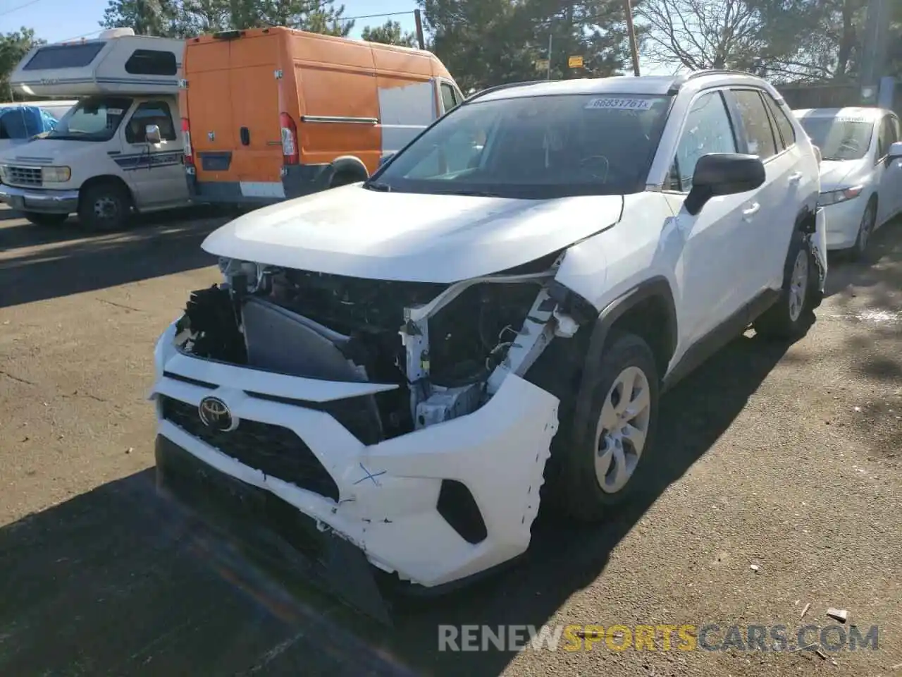 2 Photograph of a damaged car 2T3F1RFV1MC181501 TOYOTA RAV4 2021