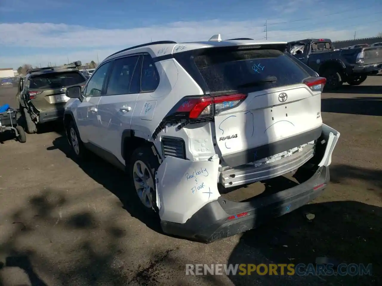 3 Photograph of a damaged car 2T3F1RFV1MC181501 TOYOTA RAV4 2021