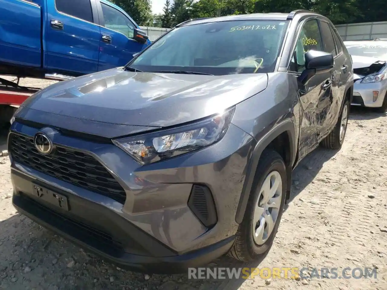 2 Photograph of a damaged car 2T3F1RFV1MC206123 TOYOTA RAV4 2021