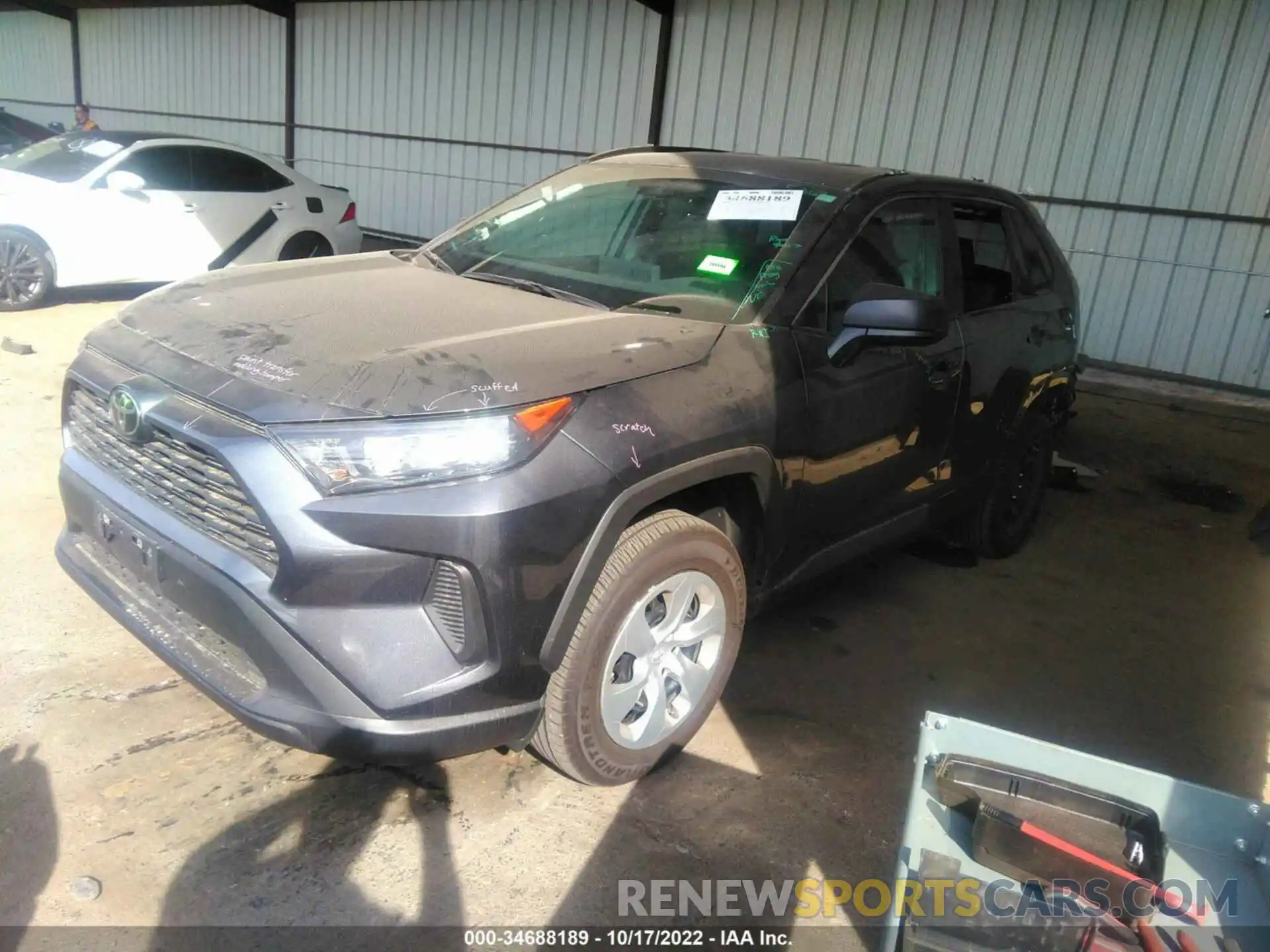 2 Photograph of a damaged car 2T3F1RFV1MC210799 TOYOTA RAV4 2021