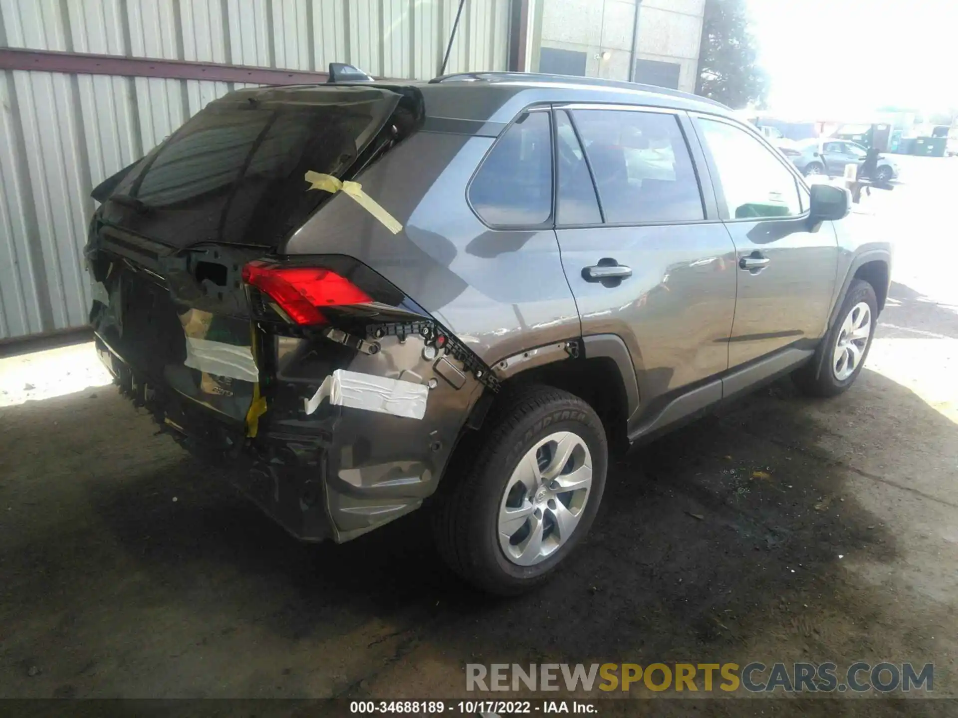 4 Photograph of a damaged car 2T3F1RFV1MC210799 TOYOTA RAV4 2021