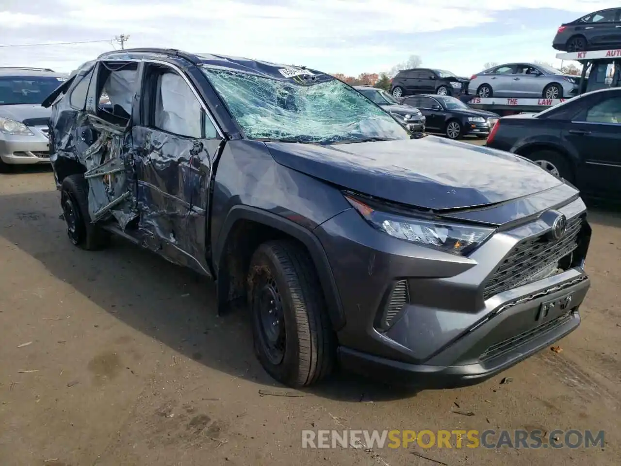 1 Photograph of a damaged car 2T3F1RFV1MC215596 TOYOTA RAV4 2021