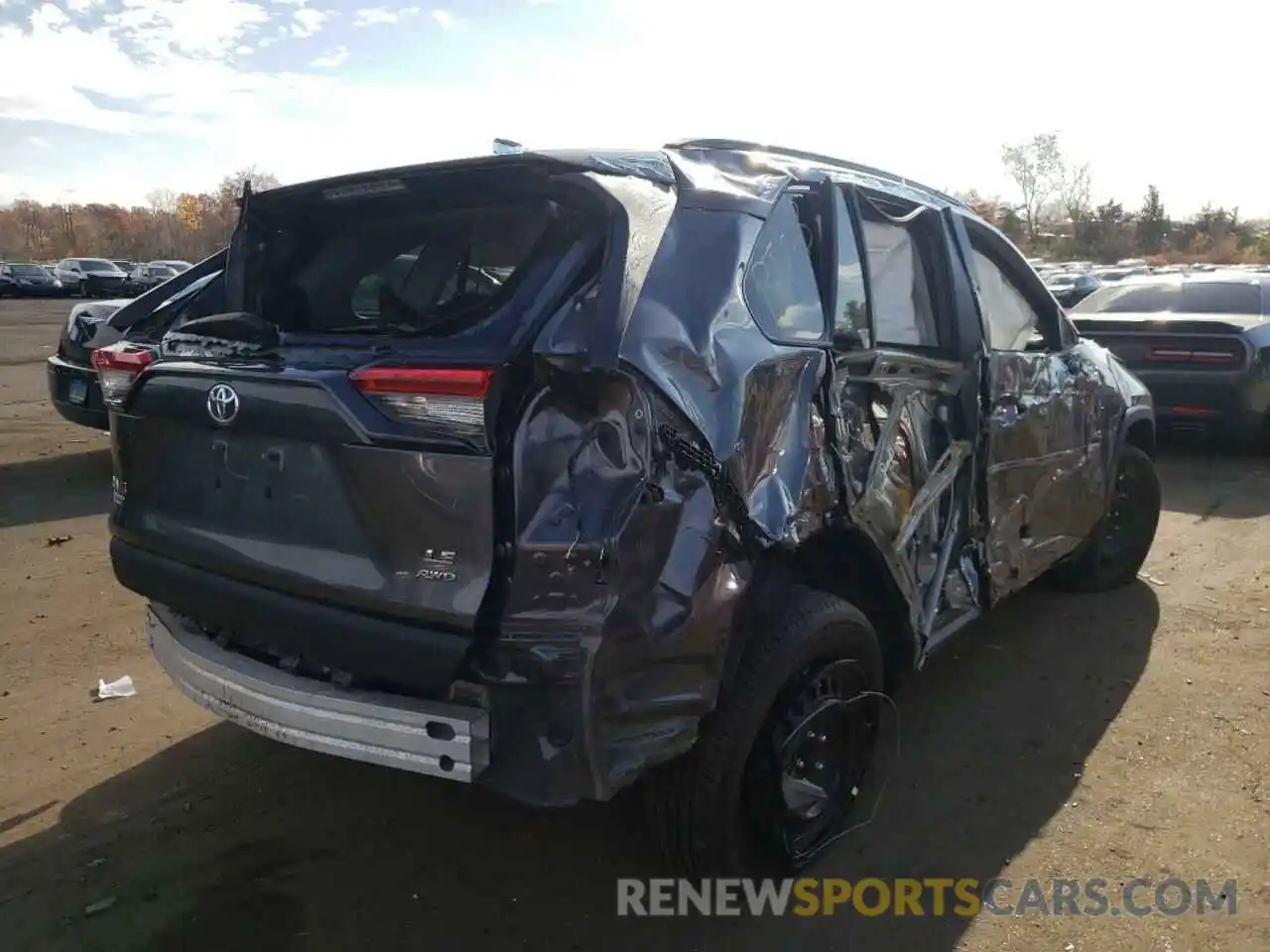 4 Photograph of a damaged car 2T3F1RFV1MC215596 TOYOTA RAV4 2021