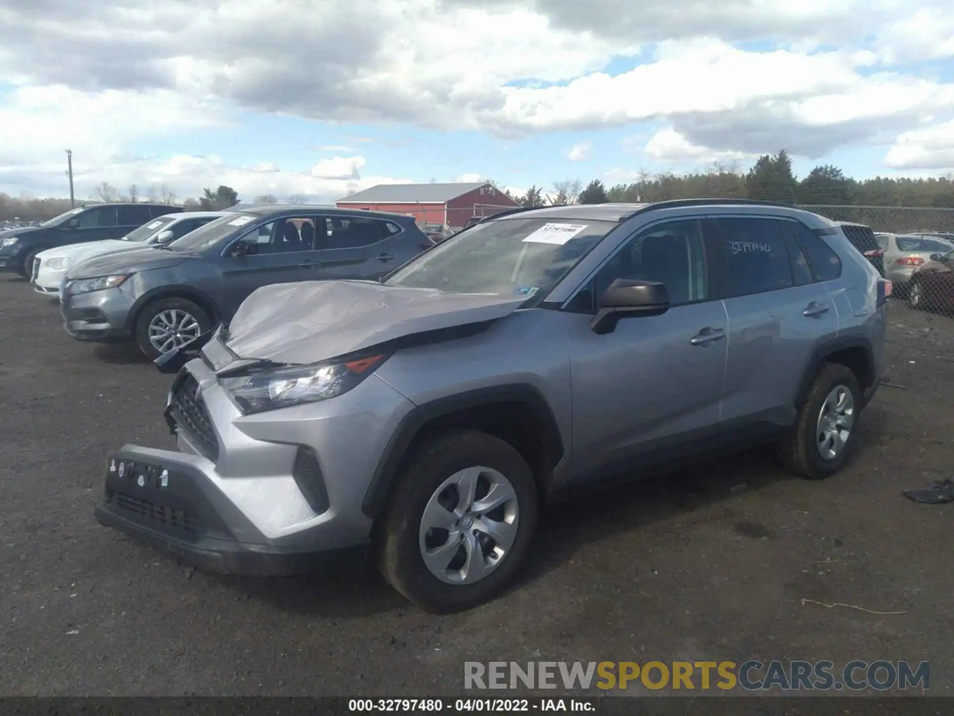 2 Photograph of a damaged car 2T3F1RFV1MC218417 TOYOTA RAV4 2021