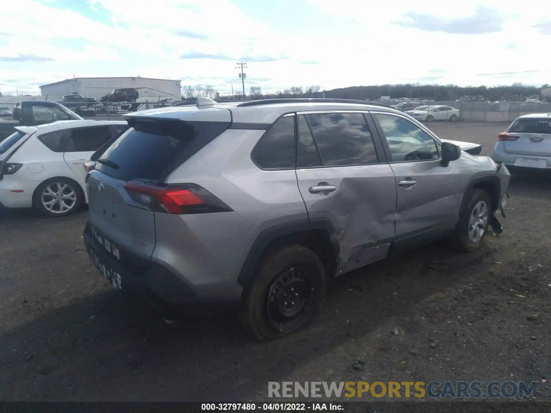 4 Photograph of a damaged car 2T3F1RFV1MC218417 TOYOTA RAV4 2021