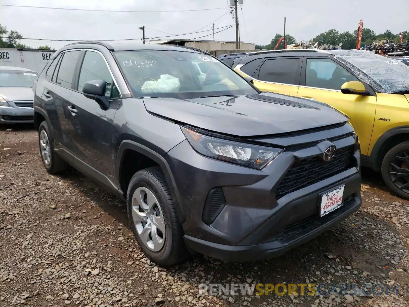 1 Photograph of a damaged car 2T3F1RFV1MC222869 TOYOTA RAV4 2021