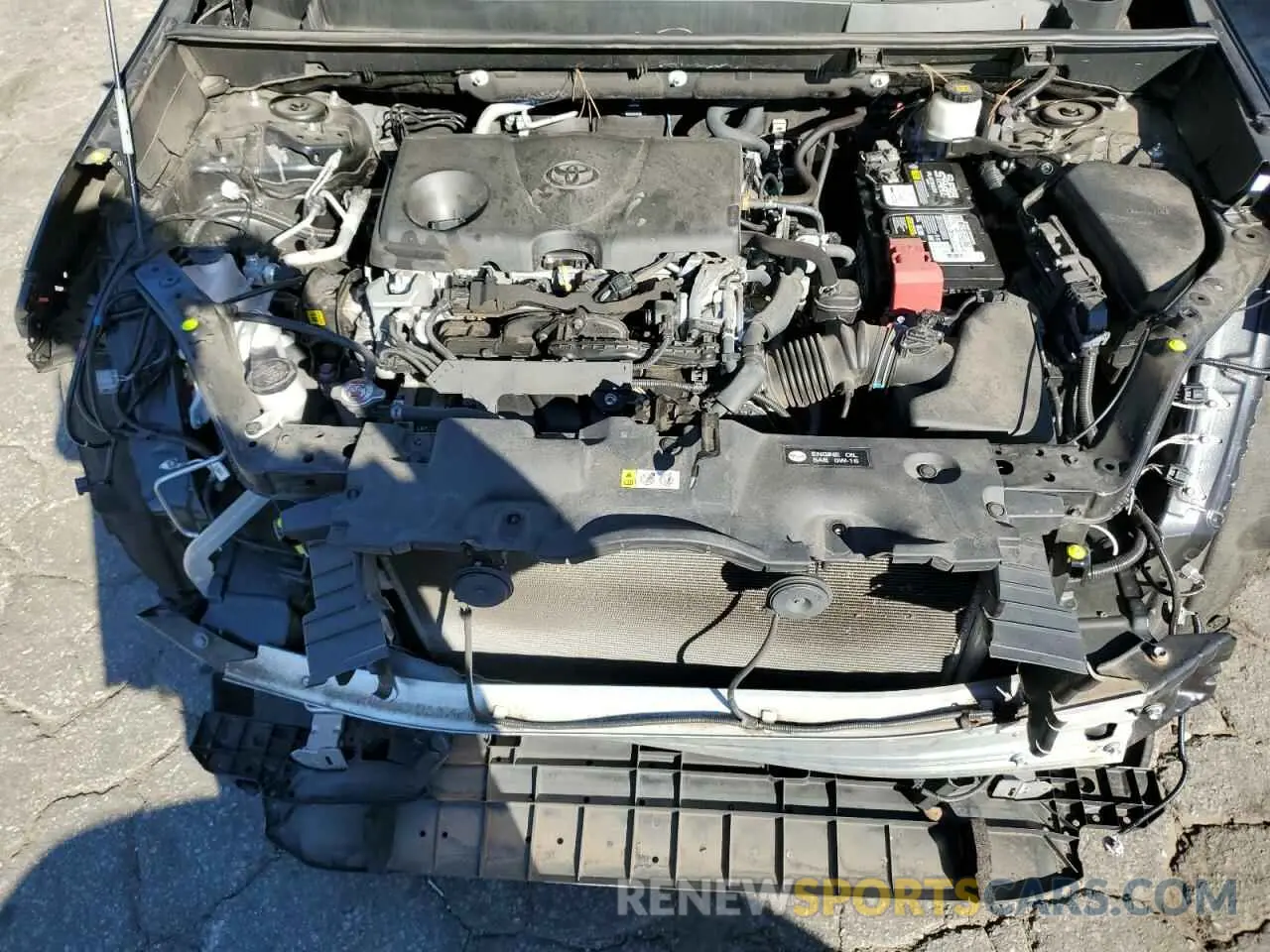 12 Photograph of a damaged car 2T3F1RFV1MC233516 TOYOTA RAV4 2021