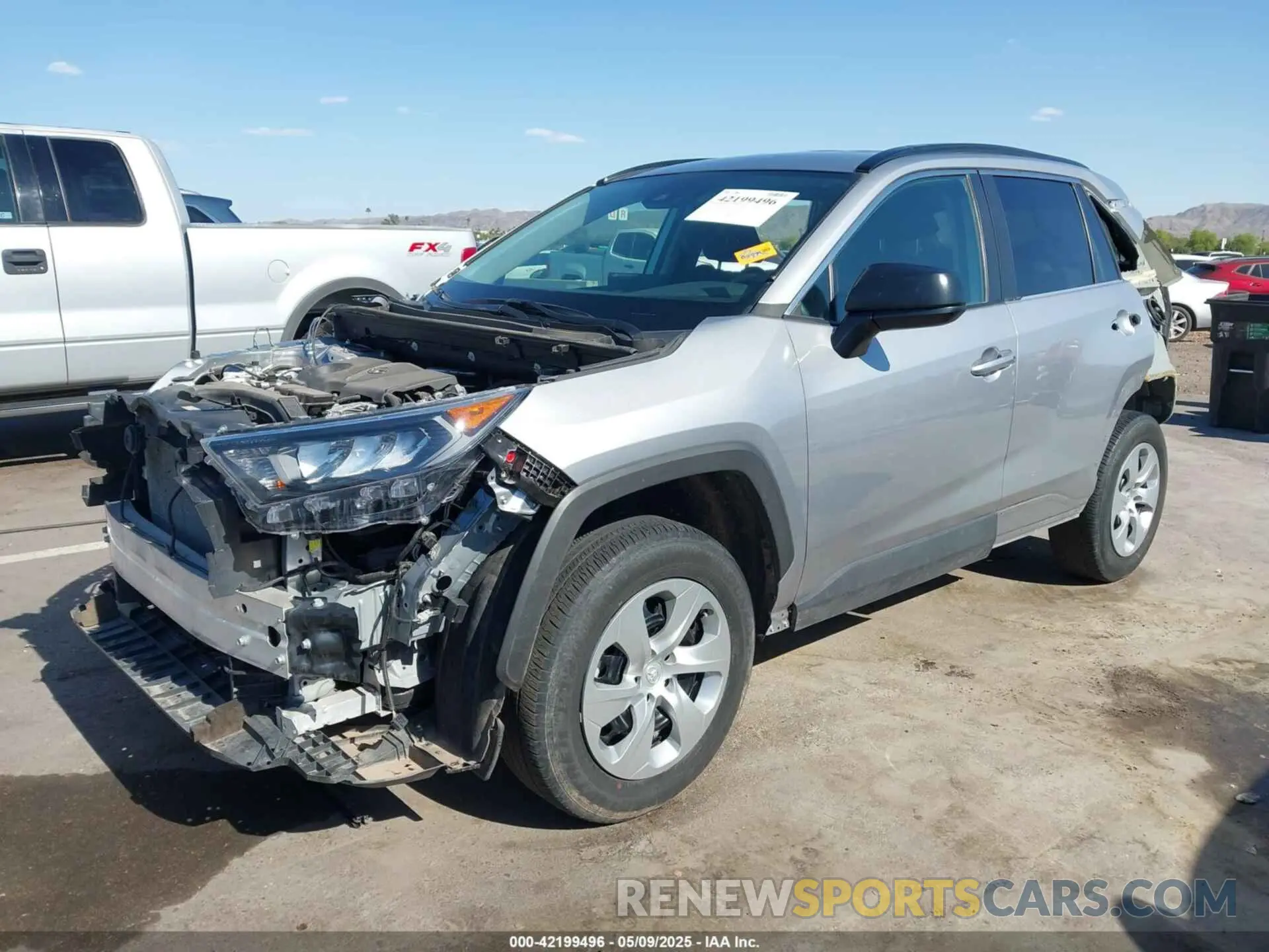 2 Photograph of a damaged car 2T3F1RFV1MC249117 TOYOTA RAV4 2021