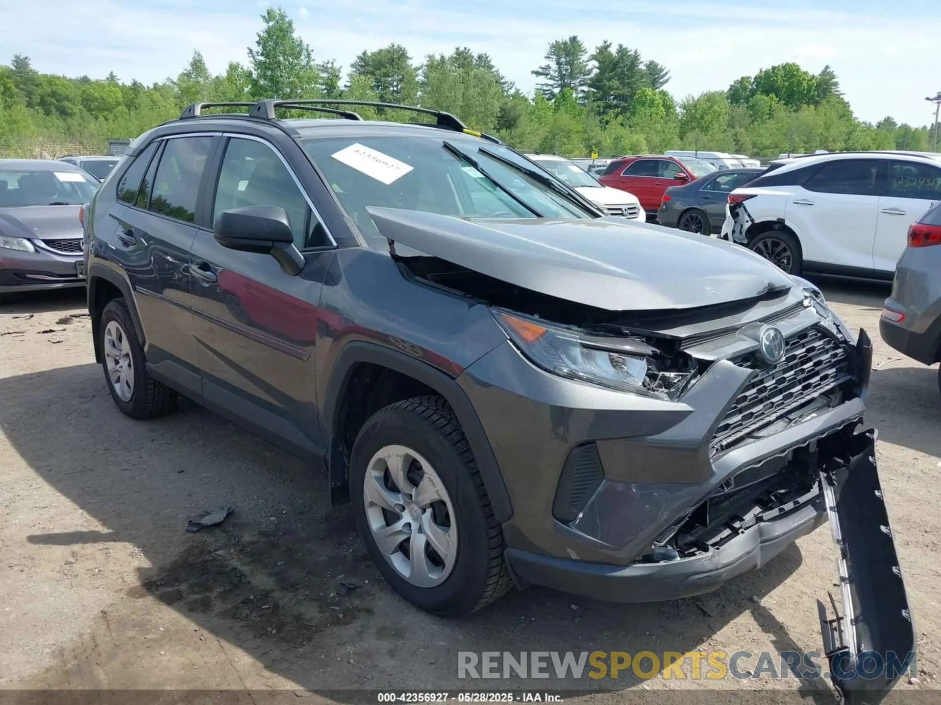 1 Photograph of a damaged car 2T3F1RFV1MW145404 TOYOTA RAV4 2021