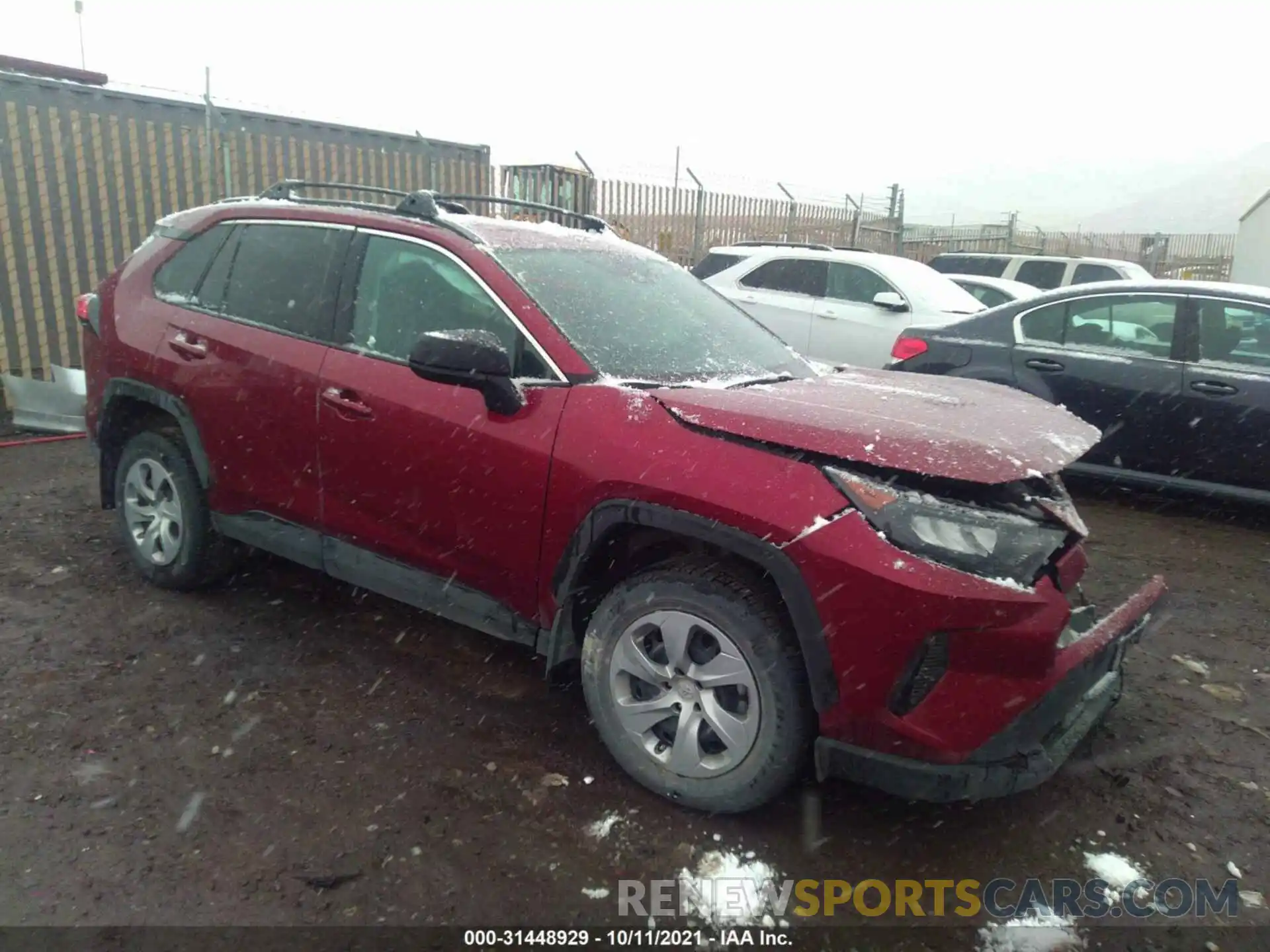 1 Photograph of a damaged car 2T3F1RFV1MW149324 TOYOTA RAV4 2021