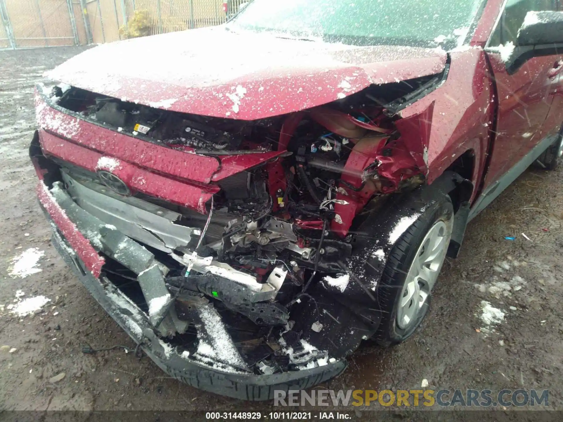 6 Photograph of a damaged car 2T3F1RFV1MW149324 TOYOTA RAV4 2021