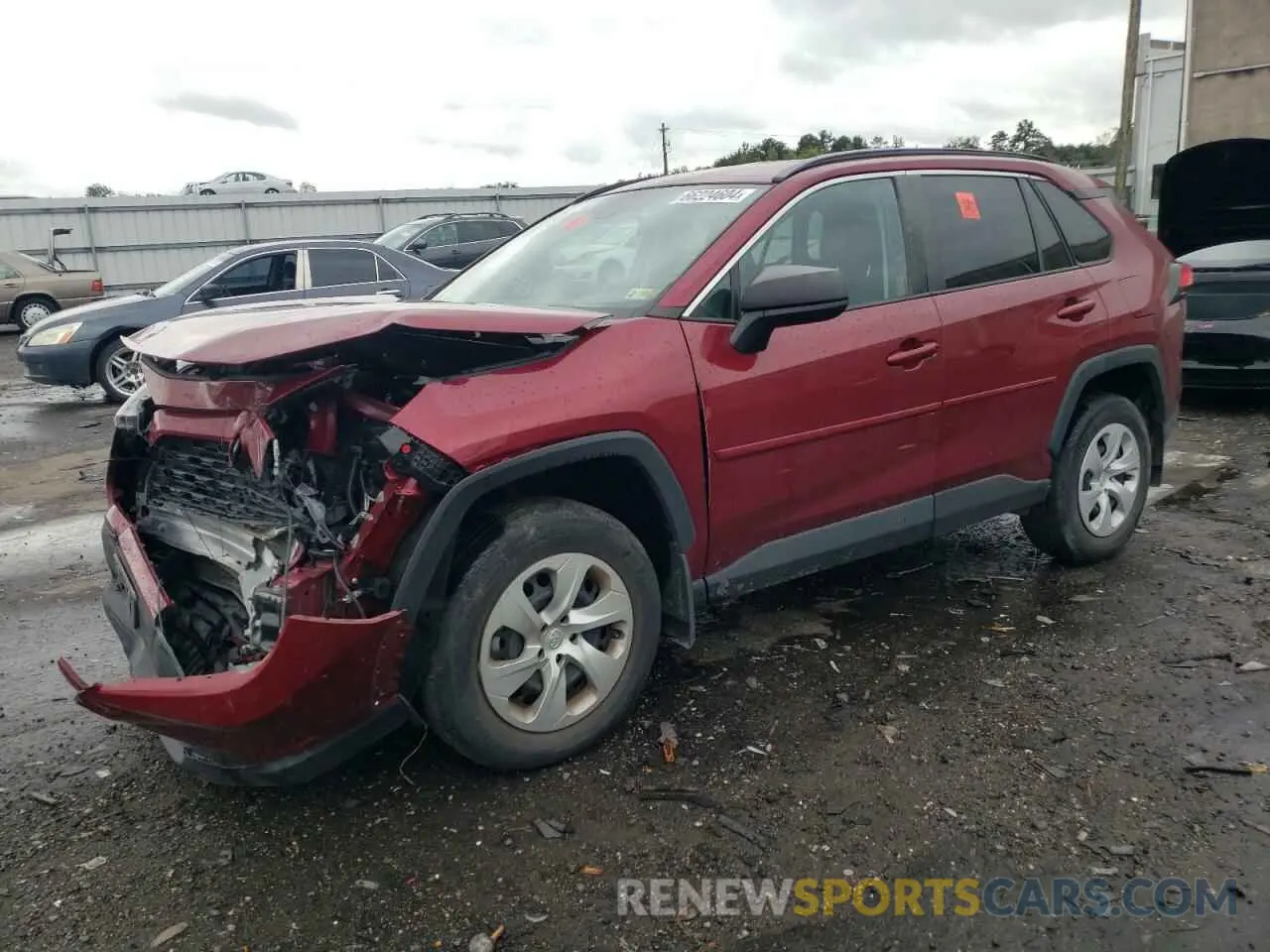 1 Photograph of a damaged car 2T3F1RFV1MW187541 TOYOTA RAV4 2021