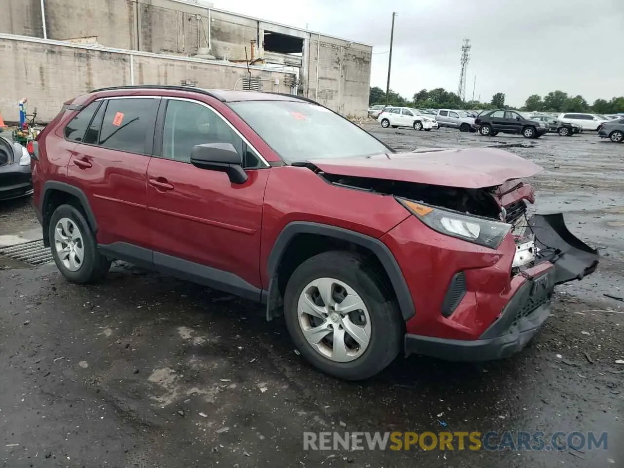 4 Photograph of a damaged car 2T3F1RFV1MW187541 TOYOTA RAV4 2021