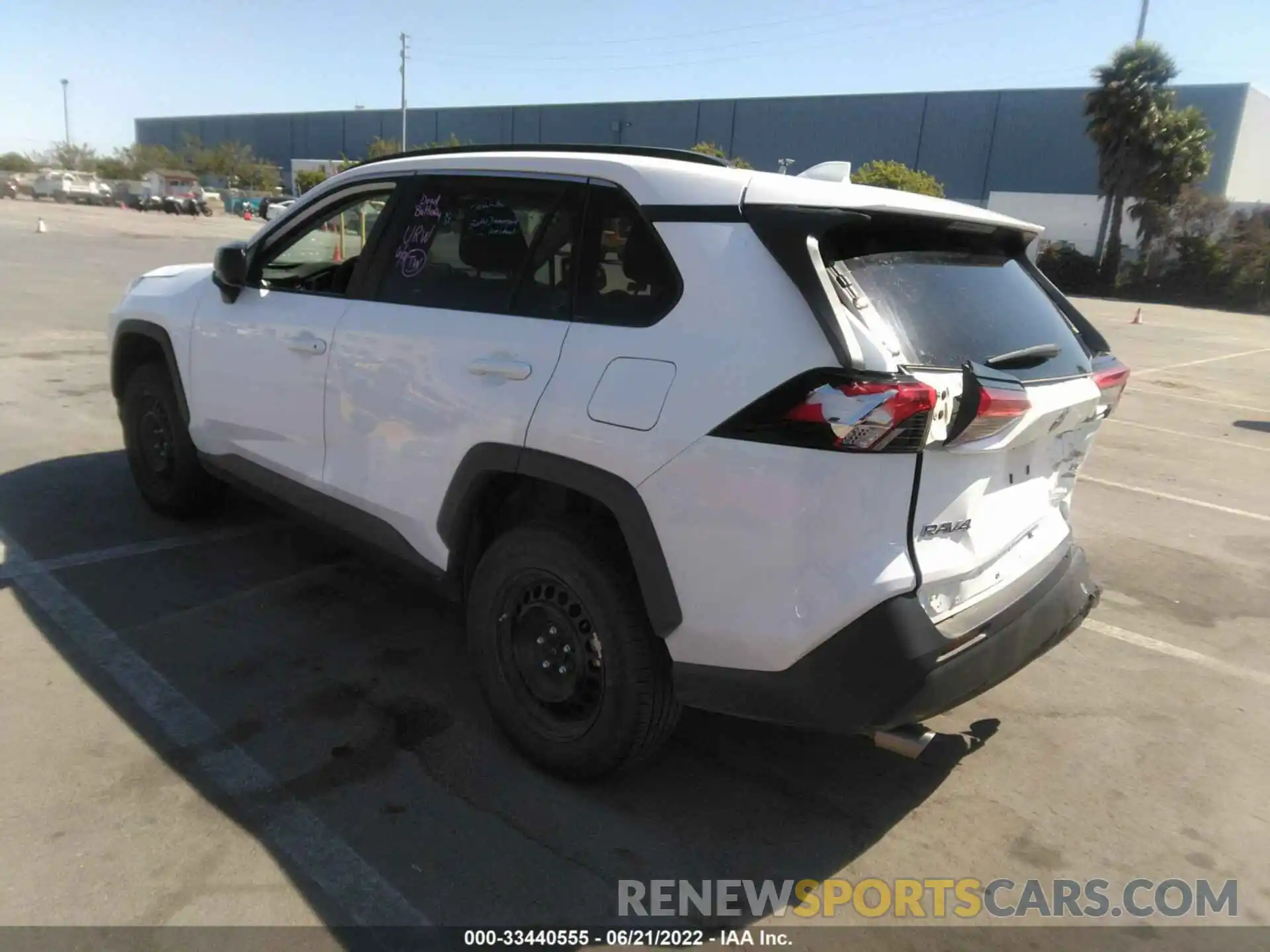 3 Photograph of a damaged car 2T3F1RFV1MW193842 TOYOTA RAV4 2021