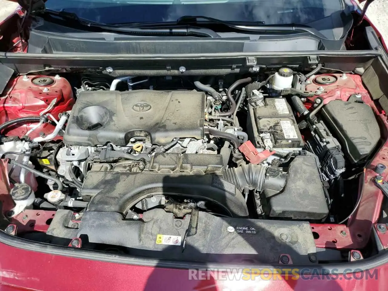 12 Photograph of a damaged car 2T3F1RFV1MW199611 TOYOTA RAV4 2021