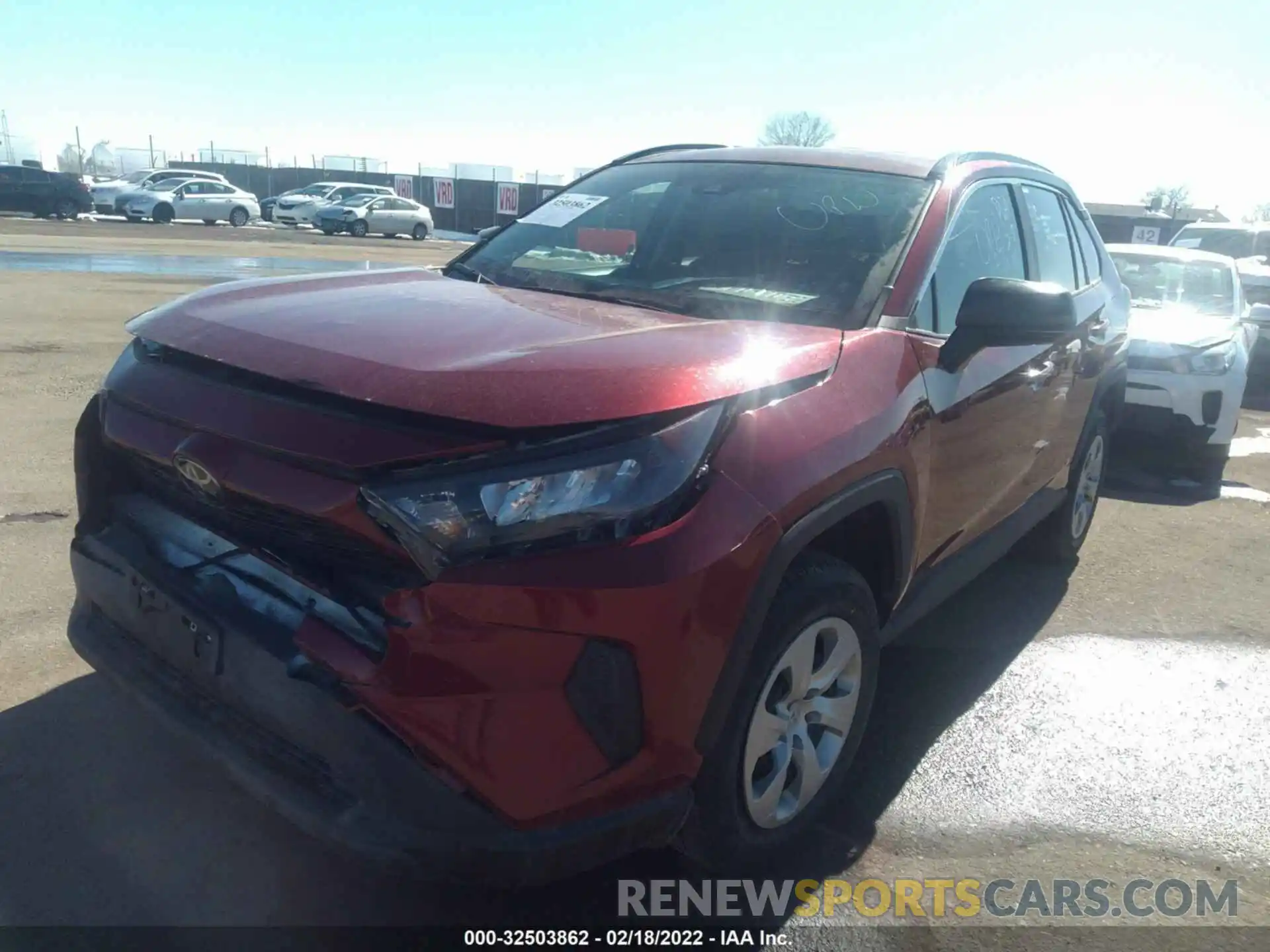 2 Photograph of a damaged car 2T3F1RFV1MW201423 TOYOTA RAV4 2021