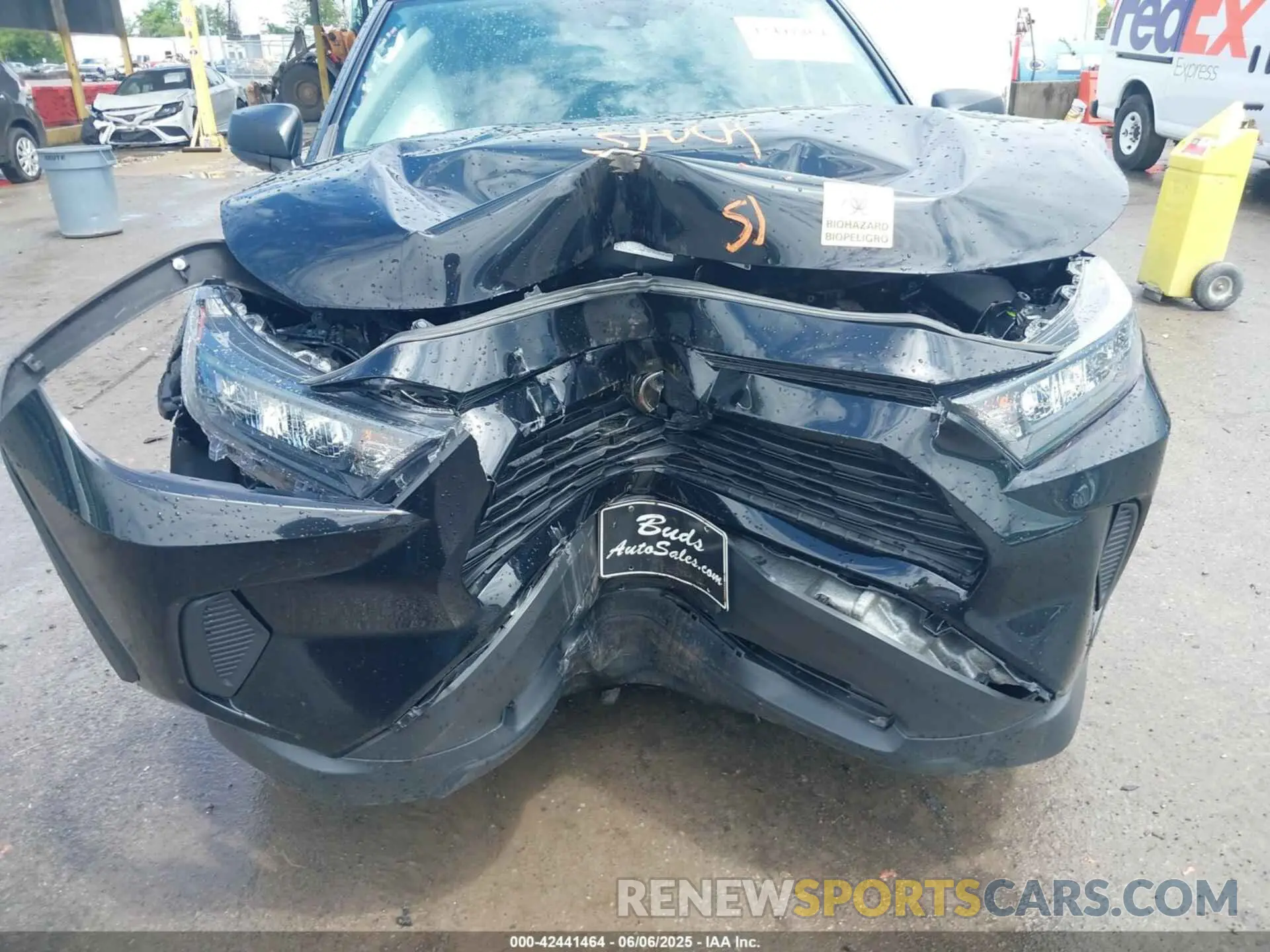 6 Photograph of a damaged car 2T3F1RFV2MC152430 TOYOTA RAV4 2021