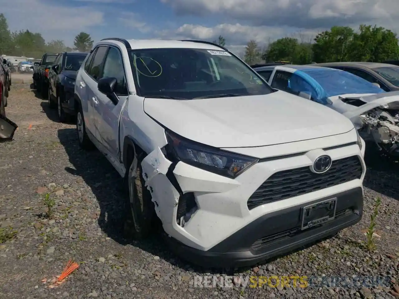 1 Photograph of a damaged car 2T3F1RFV2MC170409 TOYOTA RAV4 2021