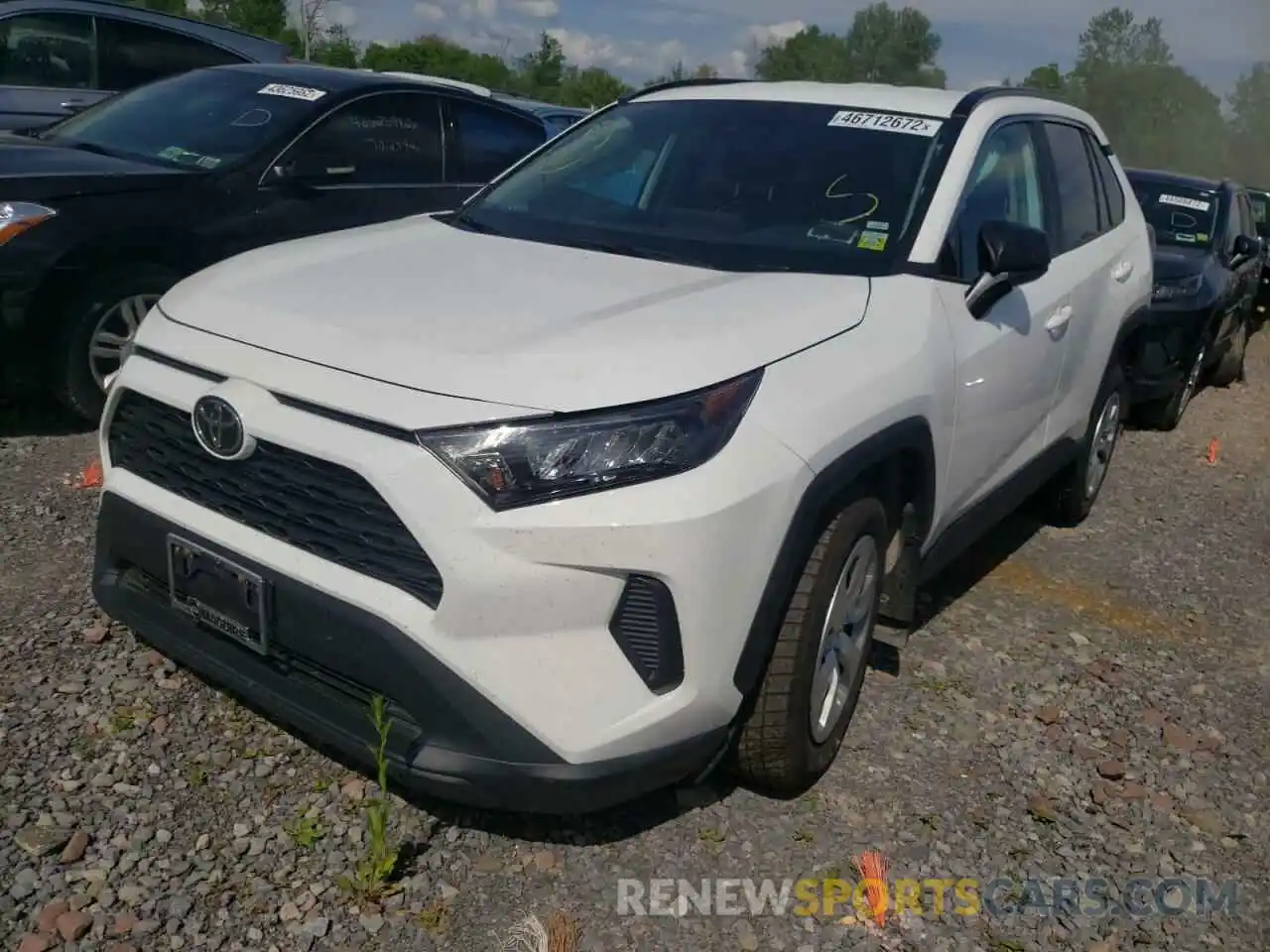 2 Photograph of a damaged car 2T3F1RFV2MC170409 TOYOTA RAV4 2021