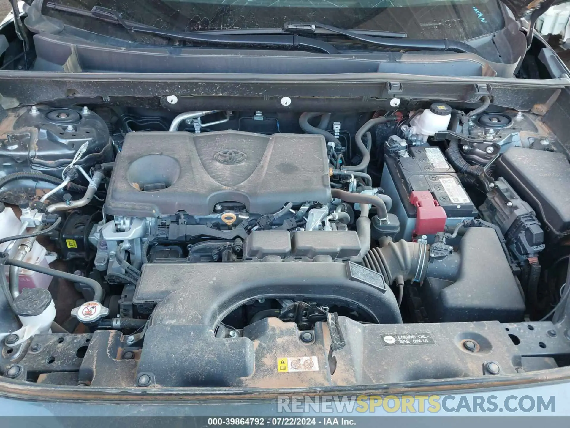 10 Photograph of a damaged car 2T3F1RFV2MC172242 TOYOTA RAV4 2021