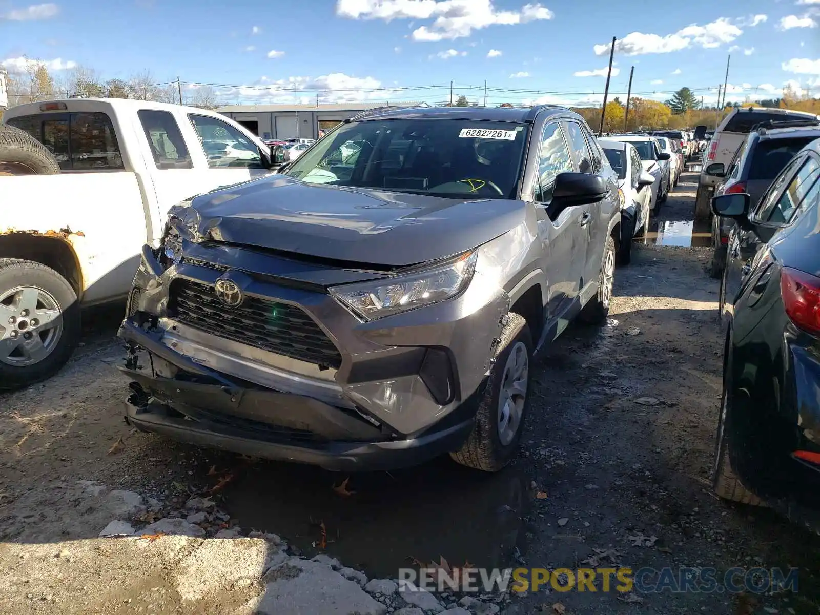 2 Photograph of a damaged car 2T3F1RFV2MC199439 TOYOTA RAV4 2021