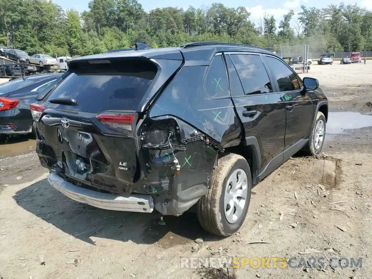 4 Photograph of a damaged car 2T3F1RFV2MC220371 TOYOTA RAV4 2021