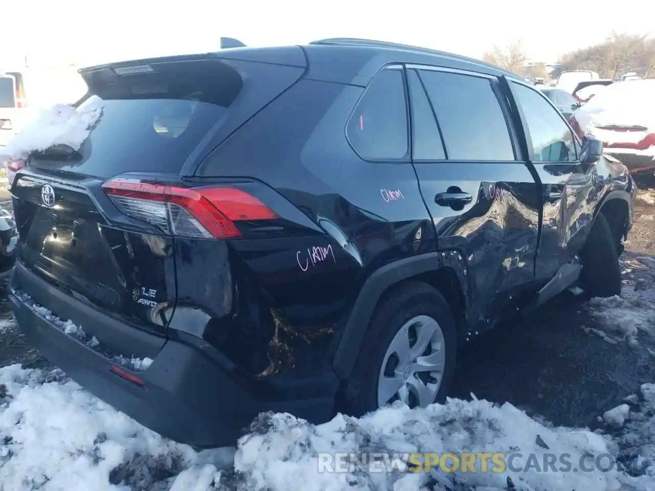 4 Photograph of a damaged car 2T3F1RFV2MC222766 TOYOTA RAV4 2021