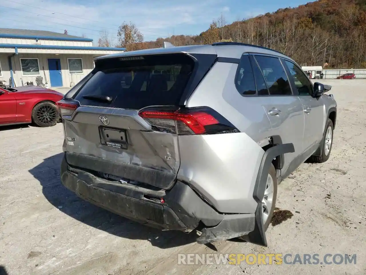 4 Photograph of a damaged car 2T3F1RFV2MC234593 TOYOTA RAV4 2021