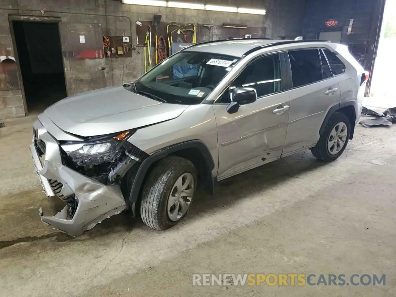 1 Photograph of a damaged car 2T3F1RFV2MC245352 TOYOTA RAV4 2021
